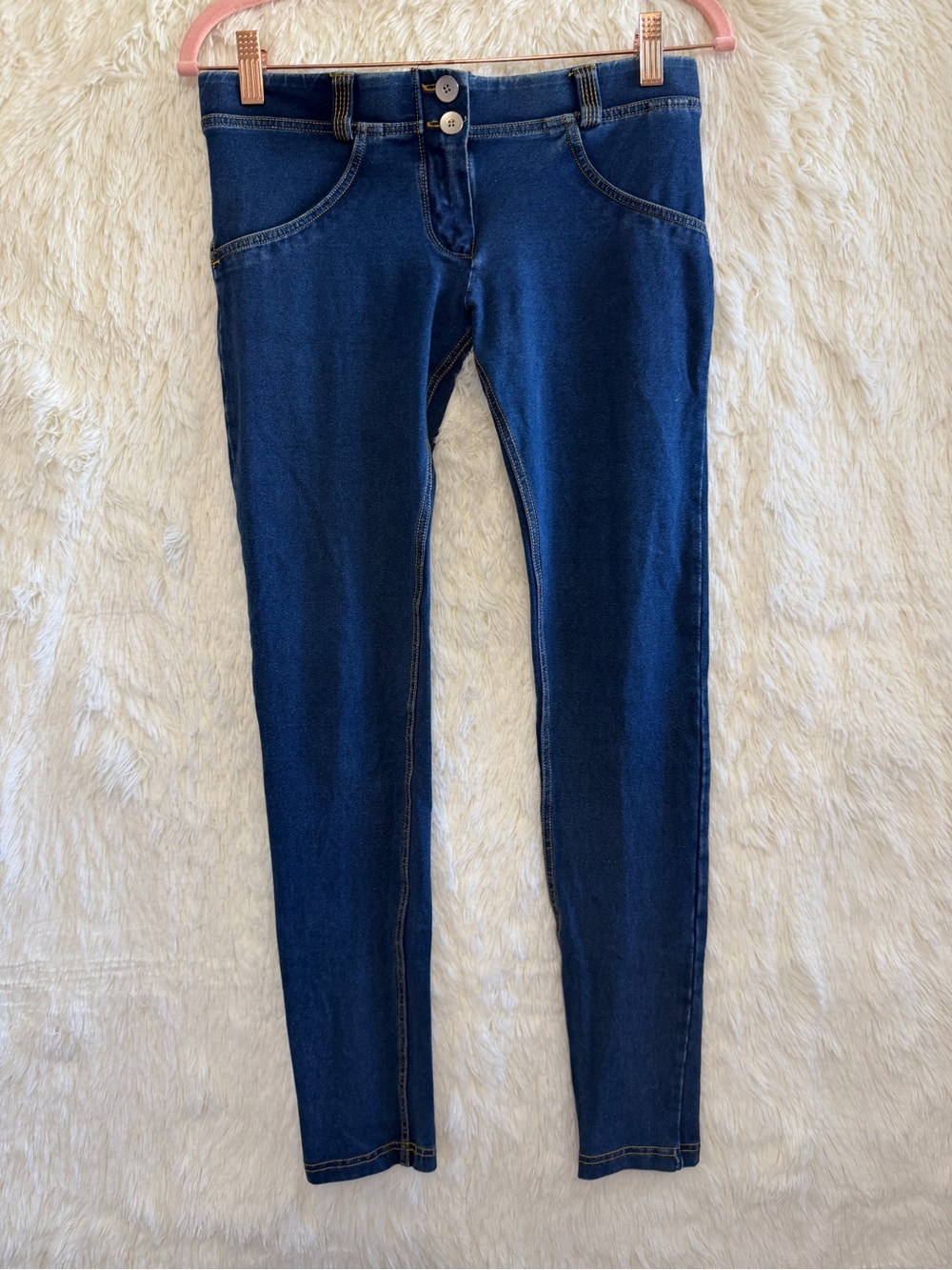Freddy Womens WR.UP Push-Up Shaping Skinny Jeans 6 Medium Blue Booty Jegging